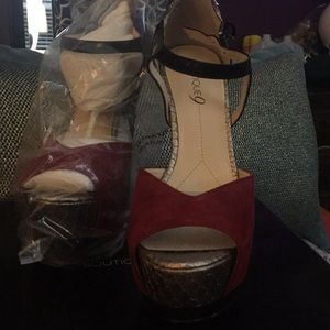 Platform Open Toe Heels